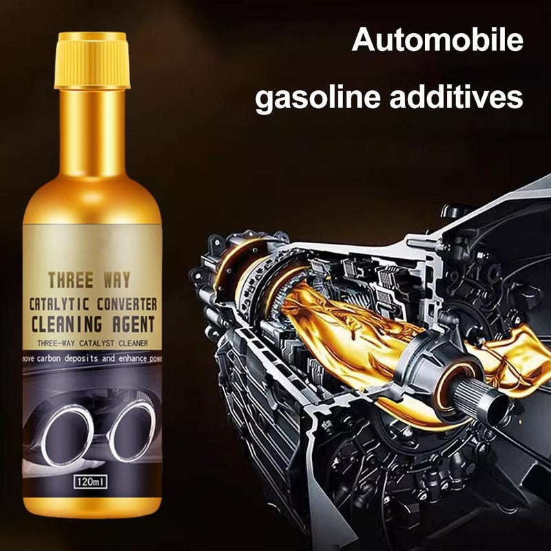 Catalytic Converter Cleaner Fuel System Cleaner Fuel And Exhaust System Cleaner, Catalytic Converter Cleaner, Car Cleaner Catalyst, Fuel System Treatment Oil Additive for Gas And Diesel Car - Image 3